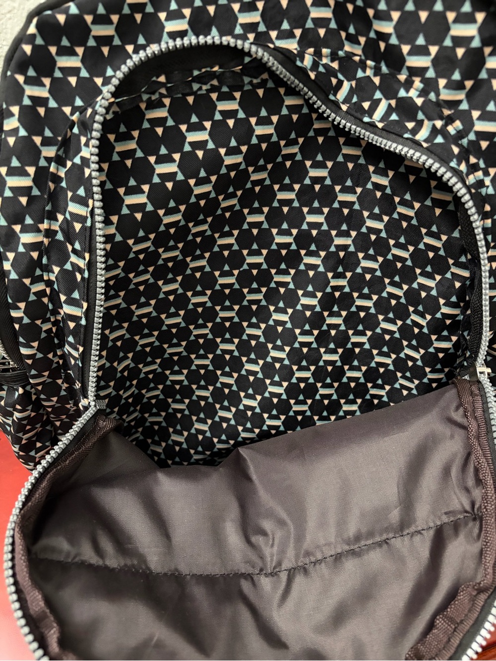 Geometric Pattern Backpack - Picture 7 of 9